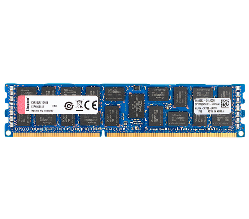 Оперативная память Kingston 16GB PC3L-12800R KVR16LR11D4/16