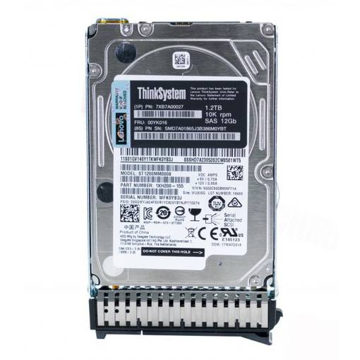 Жесткий диск HDD SAS Lenovo 1.2TB 10K 2.5" 00YK016