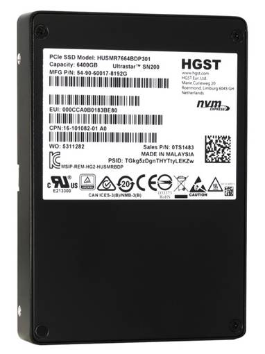 SSD NVMe Hitachi 6400GB 2.5" HUSMR7664BDP301