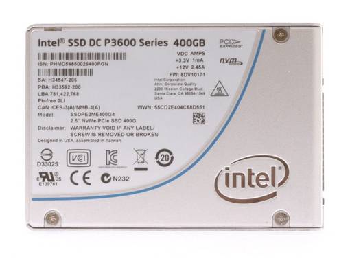 SSD NVMe Intel 400GB 2.5" SSDPE2MD400G4K