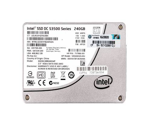 SSD SATA HPE/Intel 240GB 2.5" 717968-001