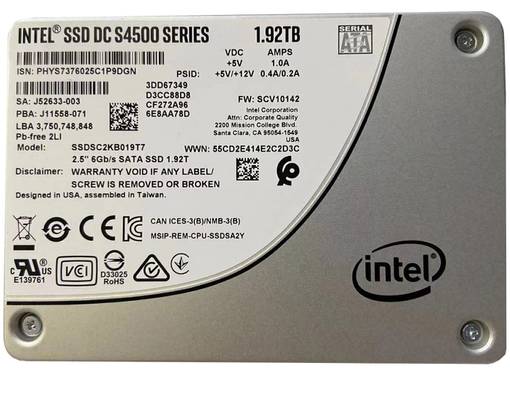 SSD SATA Intel 1,92TB 2.5" SSDSC2KB019T7