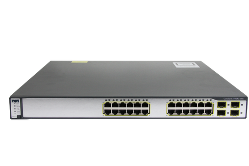 Коммутатор Cisco 24-Port Gigabit 3750G WS-C3750G-24TS-S1U