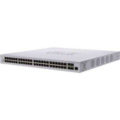 Коммутатор Cisco CBS250 Smart 48-port GE, PoE, 4x10G SFP+ CBS250-48P-4X-EU