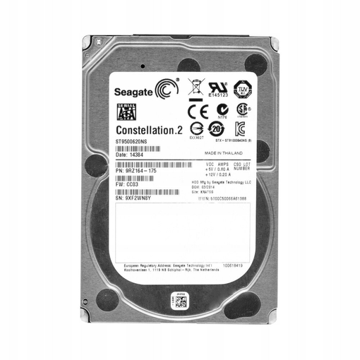 Жесткий диск HDD SATA DELL 2.5" 500Gb ST9500620NS