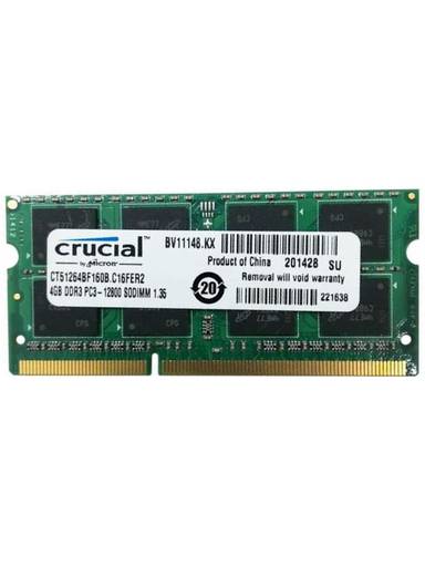 Оперативная память Crucial 4GB PC3-12800S CT51264BF160B.C16FER2