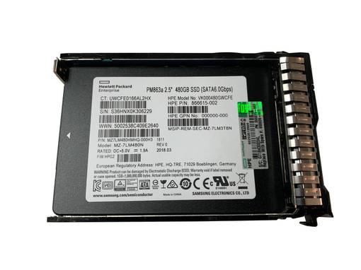 SSD SATA HPE 480GB 2.5" 868926-001