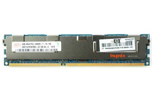 Оперативная память HPE 4GB 4Rx8 PC3-8500R 500204-061