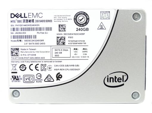 SSD SATA Intel 240GB 2.5" SSDSC2KG240G8R