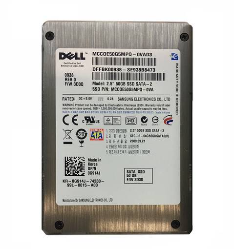 SSD SATA Dell 50GB 2,5" MCB4E50G5MXP-0VB