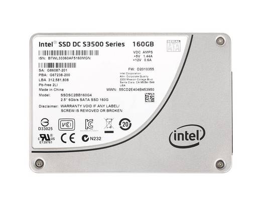 SSD SATA INTEL 160GB 2.5" SSDSC2BB160G4