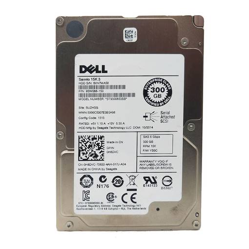 Жесткий диск HDD SAS Dell 300GB 15K 2.5" 0H8DVC