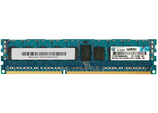 Оперативная память HPE 8GB PC3L-12800R 731656-081 731765-B21 735302-001