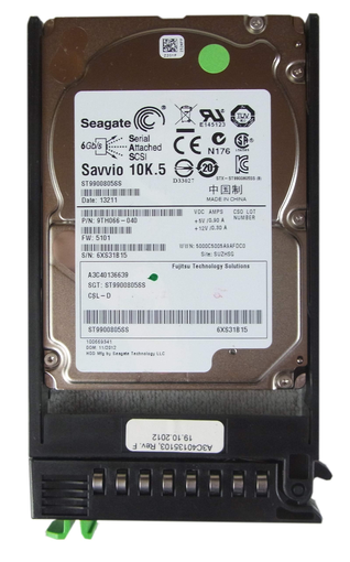Жесткий диск HDD SAS Fujitsu 900GB 10K 2.5" 9TH066-040