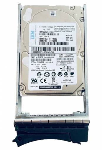 Жесткий диск HDD SAS IBM 900GB 10K 2.5" 81Y9893