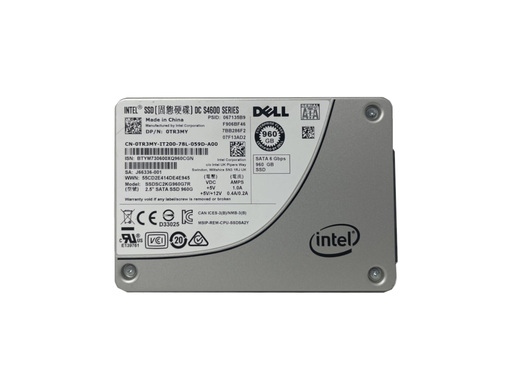 SSD SATA DELL/Intel S4600 960GB 6Gb 2.5'' 0TR3MY