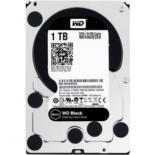 Жесткий диск HDD SATA WD 1TB 3.5" WD1003FZEX