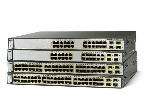 Коммутатор Cisco 3750G 1GbE 48-Port PoE 4x SFP WS-C3750G-48PS-S