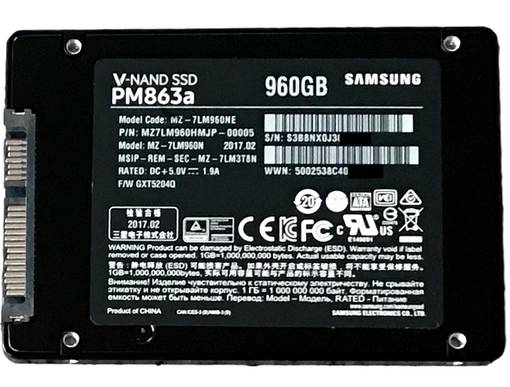 SSD SATA Samsung 960GB 2.5" MZ7LM960HMJP-00005