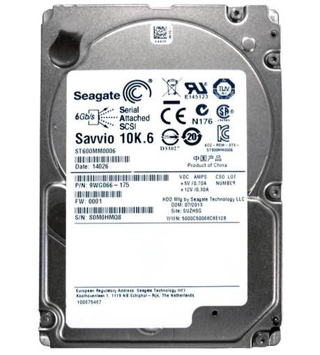 Жесткий диск HDD SAS Seagate 600GB 10K 2.5" ST600MM0006