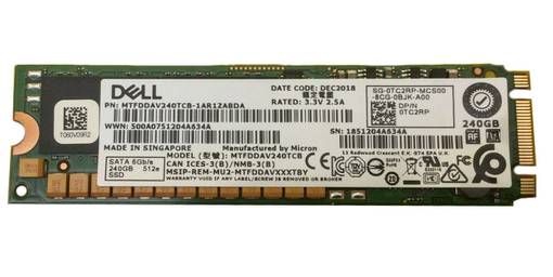 SSD SATA Dell/Micron 240GB MTFDDAV240TCB