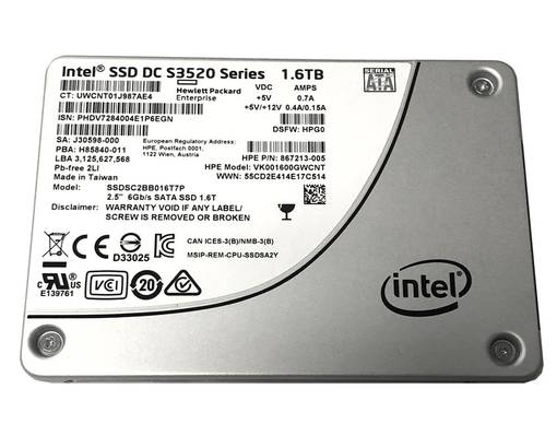 SSD SATA Intel 1.6TB 2.5"