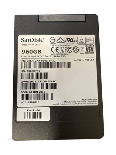 SSD SATA SanDisk 960GB 2.5" SDLF1DAR-960G-1HA2