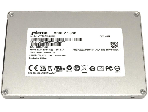 SSD SATA Micron 960GB 2.5" MTFDDAK960MAV