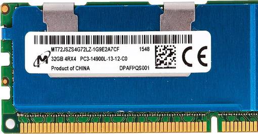 Модуль памяти MICRON 32GB 4RX4 PC3-14900L MT72JSZS4G72LZ-1G CT32G3ELSDQ44186D 36DED