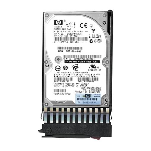 Жесткий диск HDD SAS HPE 300GB 2.5" 518194-002