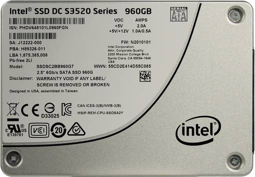 SSD SATA Intel 960GB 2.5" SSDSC2BB960G7