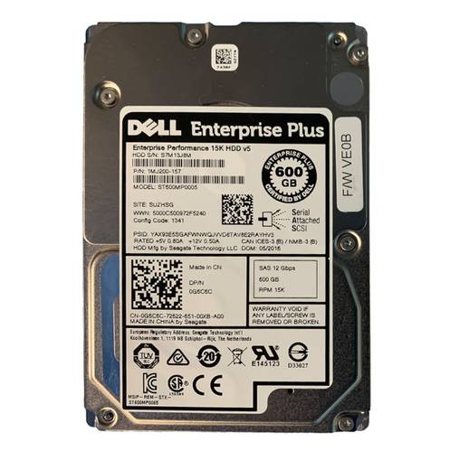 Жесткий диск HDD SAS Dell 600GB 15K 2.5" 1MJ200-157