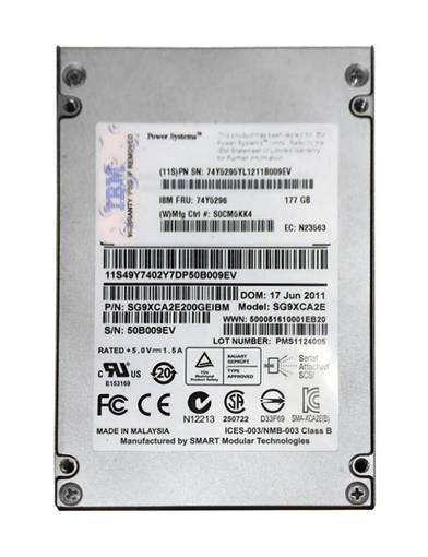 SSD SAS IBM 177GB 2.5" 74Y5296