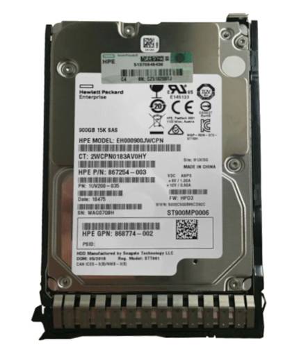 Жесткий диск HDD SAS HPE 900GB 2.5" 867254-003