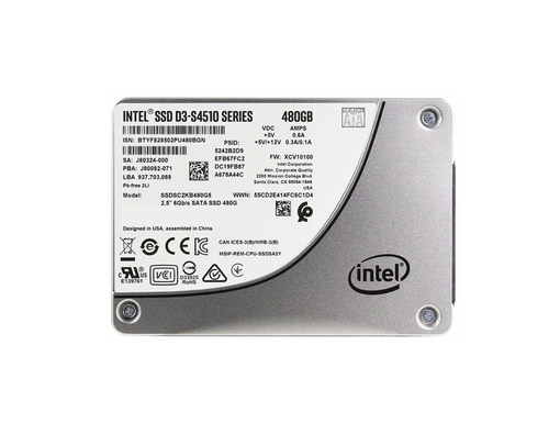 SSD SATA Enterprise Intel D3-S4510 Series 480GB 2.5" SSDSC2KB480G801