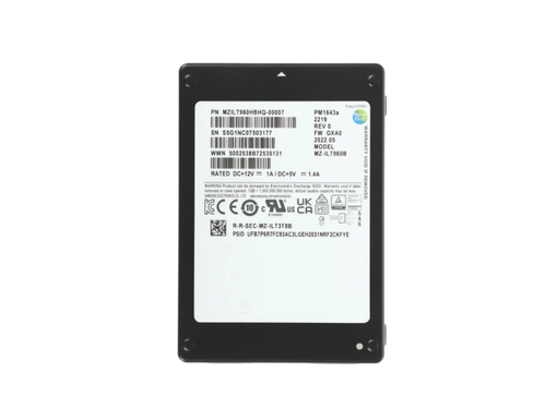 SSD Samsung PM1643A 960 ГБ 2.5" SAS 12Gb/s MZILT960HBHQ-00007