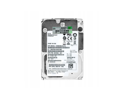 HDD HPE 300GB 12G 15K 2.5" SAS EH000300JWCPK