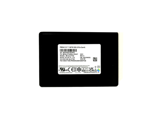 SSD Samsung PM9A3 7.68TB U.2 NVME MZQL27T6HBLA-00A07 MZ-QL7T60