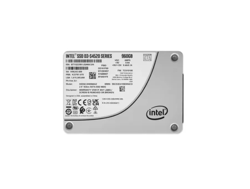 SSD Intel D3-S4520 Series 960GB 2.5" SATA SSDSC2KB960GZ01