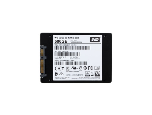 SSD WD Blue SA510 500GB 2.5" SATA WDS500G2B0A