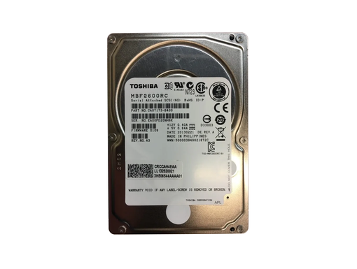 HDD TOSHIBA 600GB SAS 10K 6G SFF 2.5'' MBF2600RC