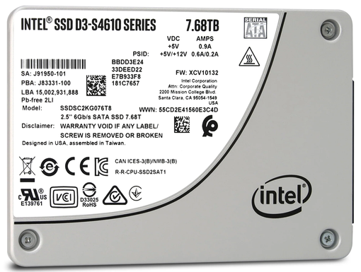 SSD Intel S4610 7.68ТБ SSDSC2KG076T801