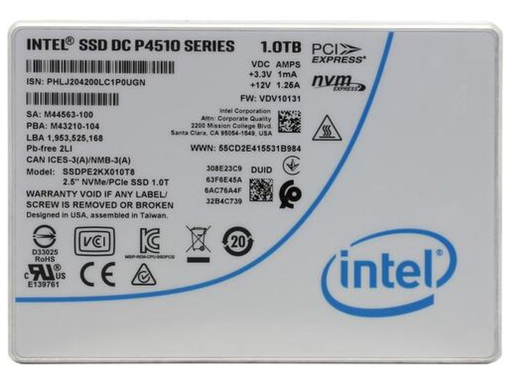 SSD Intel P4510 1ТБ SSDPE2KX010T807