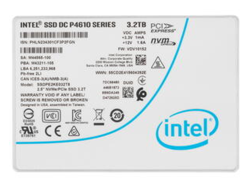 SSD Intel P4610 3.2 ТБ SSDPE2KE032T807