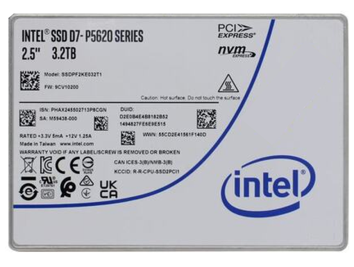 SSD Intel P5520 7.68Тб SSDPF2KX076T1N1