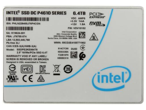 SSD Intel P4610 6.4Tб SSDPE2KE064T801