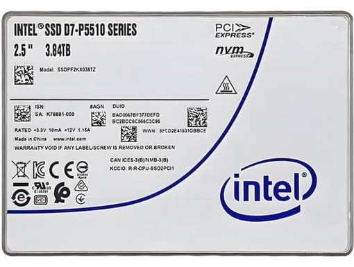 SSD Intel P5510 3.84Tб SSDPE2KX038TZ01