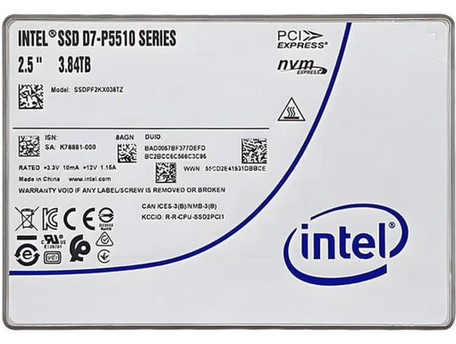 Накопитель SSD Intel P5510 3.84 ТБ SSDPE2KX038TZ01