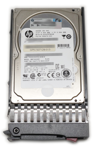 Жесткий диск HDD HP 600GB SAS 6Gb/s 2.5" 512 b/s EG0600FBDSR 599476-003