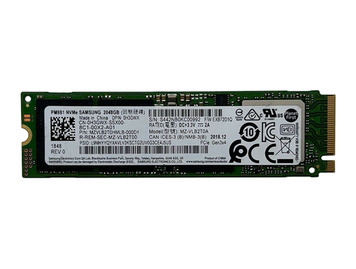 Накопитель SSD Samsung PM981 - 2 ТБ NVME - M.2 2280